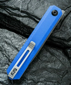 Best deal 🔥 CIVIVI Knives CIVIVI Exarch C2003B, 3.22" D2 Satin Drop Point Plain Blade, Blue G-10 Handles 🧨 -Automatic Knives shop CIVC2003B.3 69156.1587567963