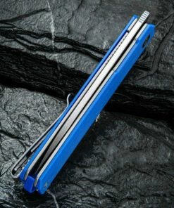 Best deal 🔥 CIVIVI Knives CIVIVI Exarch C2003B, 3.22" D2 Satin Drop Point Plain Blade, Blue G-10 Handles 🧨 -Automatic Knives shop CIVC2003B.4 96548.1587567963