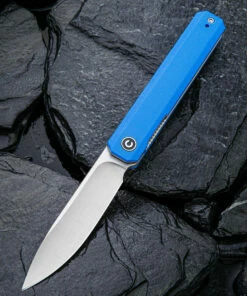 Best deal 🔥 CIVIVI Knives CIVIVI Exarch C2003B, 3.22" D2 Satin Drop Point Plain Blade, Blue G-10 Handles 🧨