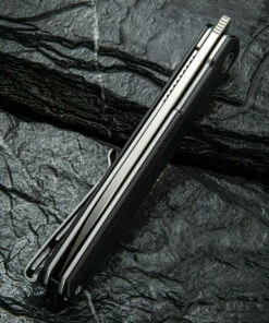 Best Pirce ❤️ CIVIVI Knives CIVIVI Exarch C2003C, 3.22" D2 Satin Drop Point Plain Blade, Black G-10 Handles 😍 -Automatic Knives shop CIVC2003C.4 11187.1621958346