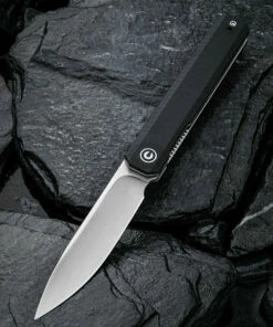 Best Pirce ❤️ CIVIVI Knives CIVIVI Exarch C2003C, 3.22" D2 Satin Drop Point Plain Blade, Black G-10 Handles 😍