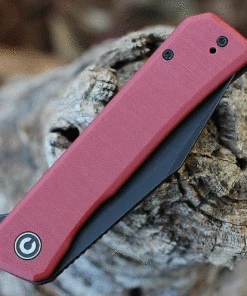 Best reviews of 🛒 CIVIVI Knives CIVIVI Relic Flipper w/Tweezers - Burgundy G-10 (3.5" Blk Nitro-V) C20077B-2 💯 -Automatic Knives shop CIVC20077B2.3 43615.1635867750