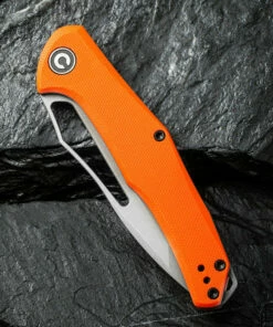 Best Pirce 🎉 CIVIVI Knives CIVIVI Fracture C2008C, 3.35" 8Cr14MoV Stonewashed Tanto Blade, Orange G-10 Handles 🧨 -Automatic Knives shop CIVC2008C 3 71501.1599144331
