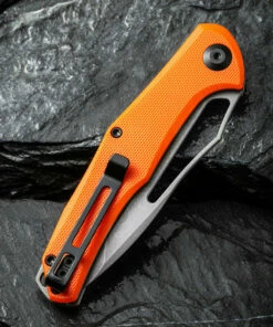 Best Pirce 🎉 CIVIVI Knives CIVIVI Fracture C2008C, 3.35" 8Cr14MoV Stonewashed Tanto Blade, Orange G-10 Handles 🧨 -Automatic Knives shop CIVC2008C 4 43105.1599144331