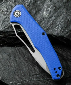 Best Sale 😀 CIVIVI Knives CIVIVI Fracture C2008D, 3.35" 8Cr14MoV Stonewashed Tanto Blade, Blue G-10 Handles ⌛ -Automatic Knives shop CIVC2008D 3 01251.1599145880