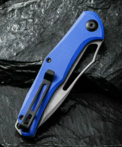 Best Sale 😀 CIVIVI Knives CIVIVI Fracture C2008D, 3.35" 8Cr14MoV Stonewashed Tanto Blade, Blue G-10 Handles ⌛ -Automatic Knives shop CIVC2008D 4 48625.1599145880