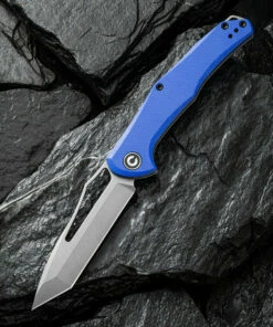 Best Sale ๐ CIVIVI Knives CIVIVI Fracture C2008D, 3.35" 8Cr14MoV Stonewashed Tanto Blade, Blue G-10 Handles โ