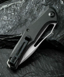 New ⭐ CIVIVI Knives CIVIVI Fracture C2008E, 3.35" 8Cr14MoV Stonewashed Tanto Blade, Black G-10 Handles ✨ -Automatic Knives shop CIVC2008E 4 66772.1599146205