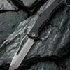 New ⭐ CIVIVI Knives CIVIVI Fracture C2008E, 3.35" 8Cr14MoV Stonewashed Tanto Blade, Black G-10 Handles ✨
