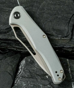 Outlet 💯 CIVIVI Knives CIVIVI Fracture C2009B, 3.35" 8Cr14MoV Stonewashed Plain Blade, Gray G-10 Handle 🌟 -Automatic Knives shop CIVC2009B 3 79687.1599147863