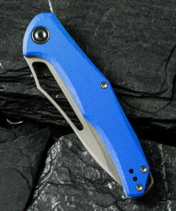 Flash Sale ⌛ CIVIVI Knives CIVIVI Fracture C2009D, 3.35" 8Cr14MoV Stonewashed Plain Blade, Blue G-10 Handle 👏 -Automatic Knives shop CIVC2009D 3 96369.1599149066