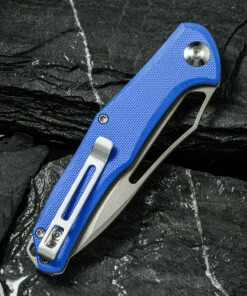 Flash Sale ⌛ CIVIVI Knives CIVIVI Fracture C2009D, 3.35" 8Cr14MoV Stonewashed Plain Blade, Blue G-10 Handle 👏 -Automatic Knives shop CIVC2009D 4 19598.1599149066