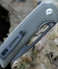 Outlet 💯 CIVIVI Knives CIVIVI Odium Flipper - Dark Green Micarta (2.6" Blk SW D2) C2010G 😀 -Automatic Knives shop CIVC2010G.2 41378.1641416307