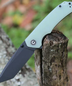 Discount 😀 CIVIVI Knives CIVIVI Brazen Tanto - Natural G10 (3.5" D2 Blk SW) C2023E 😀