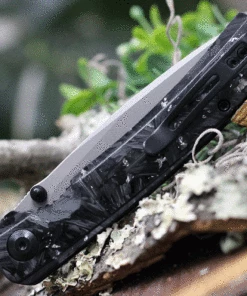 Top 10 💯 CIVIVI Knives CIVIVI Imperium C2106B, 3.47" Nitro-V Stonewashed Drop Point Blade, Black Shredded Carbon Fiber & Silver Clear Resin Handles 🧨 -Automatic Knives shop CIVC2106B.4 66653.1621348002