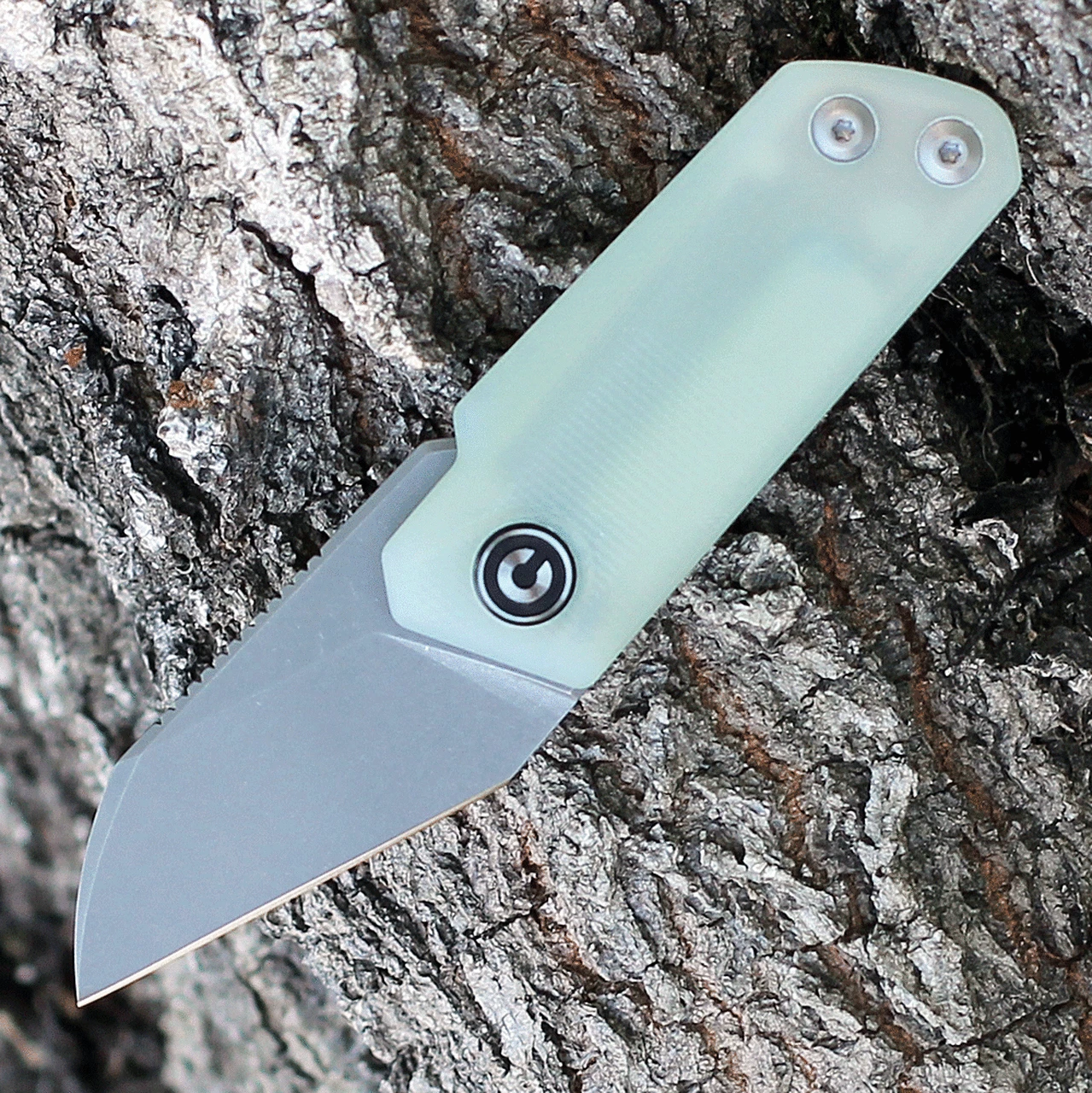 Best Sale 🛒 CIVIVI Knives CIVIVI Ki-V C2108A, 1.55" 9CR18MOV Gray Stonewashed Plain Blade, Natural (Translucent Green) G-10 Handle 💯 1 Best Sale 🛒 CIVIVI Knives CIVIVI Ki-V C2108A, 1.55" 9CR18MOV Gray Stonewashed Plain Blade, Natural (Translucent Green) G-10 Handle 💯