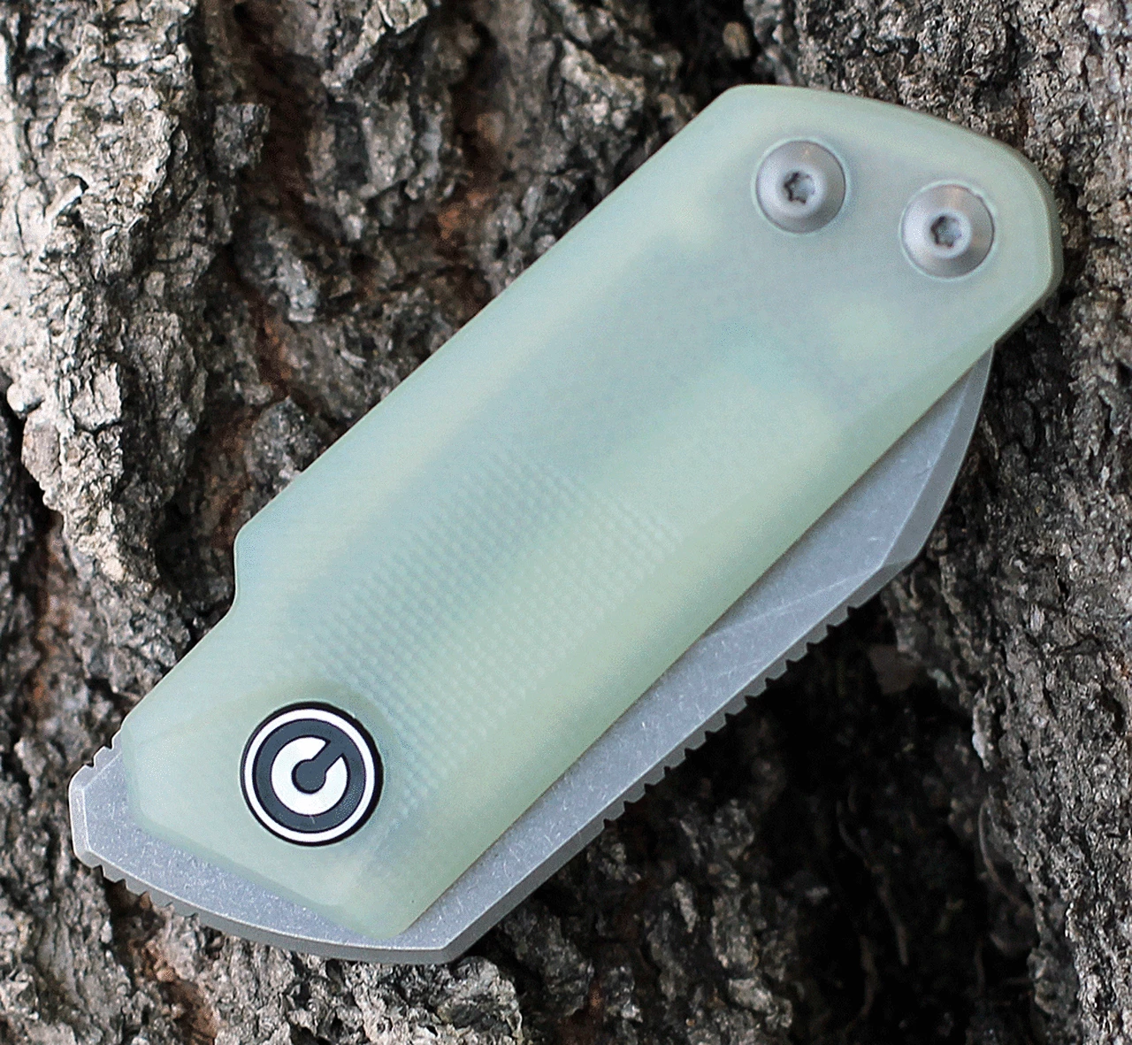 Best Sale 🛒 CIVIVI Knives CIVIVI Ki-V C2108A, 1.55" 9CR18MOV Gray Stonewashed Plain Blade, Natural (Translucent Green) G-10 Handle 💯 3 Best Sale 🛒 CIVIVI Knives CIVIVI Ki-V C2108A, 1.55" 9CR18MOV Gray Stonewashed Plain Blade, Natural (Translucent Green) G-10 Handle 💯 - Image 3