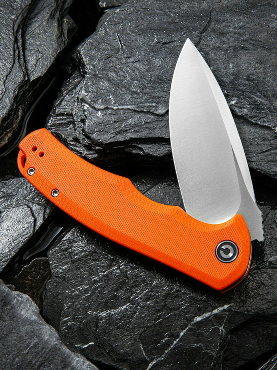 Budget ๐ CIVIVI Knives CIVIVI Praxis C803D, 3.75โ 9Cr18MoV Satin Drop Point Plain Blade, Orange G-10 Handles ๐งจ 3 Budget ๐ CIVIVI Knives CIVIVI Praxis C803D, 3.75โ 9Cr18MoV Satin Drop Point Plain Blade, Orange G-10 Handles ๐งจ - Image 3