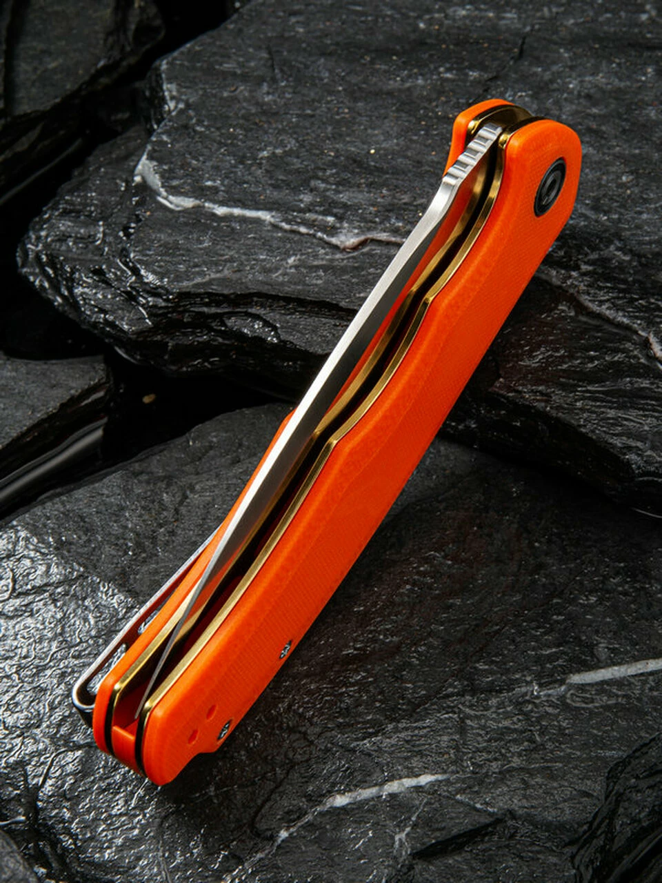 Budget ๐ CIVIVI Knives CIVIVI Praxis C803D, 3.75โ 9Cr18MoV Satin Drop Point Plain Blade, Orange G-10 Handles ๐งจ 4 Budget ๐ CIVIVI Knives CIVIVI Praxis C803D, 3.75โ 9Cr18MoV Satin Drop Point Plain Blade, Orange G-10 Handles ๐งจ - Image 4