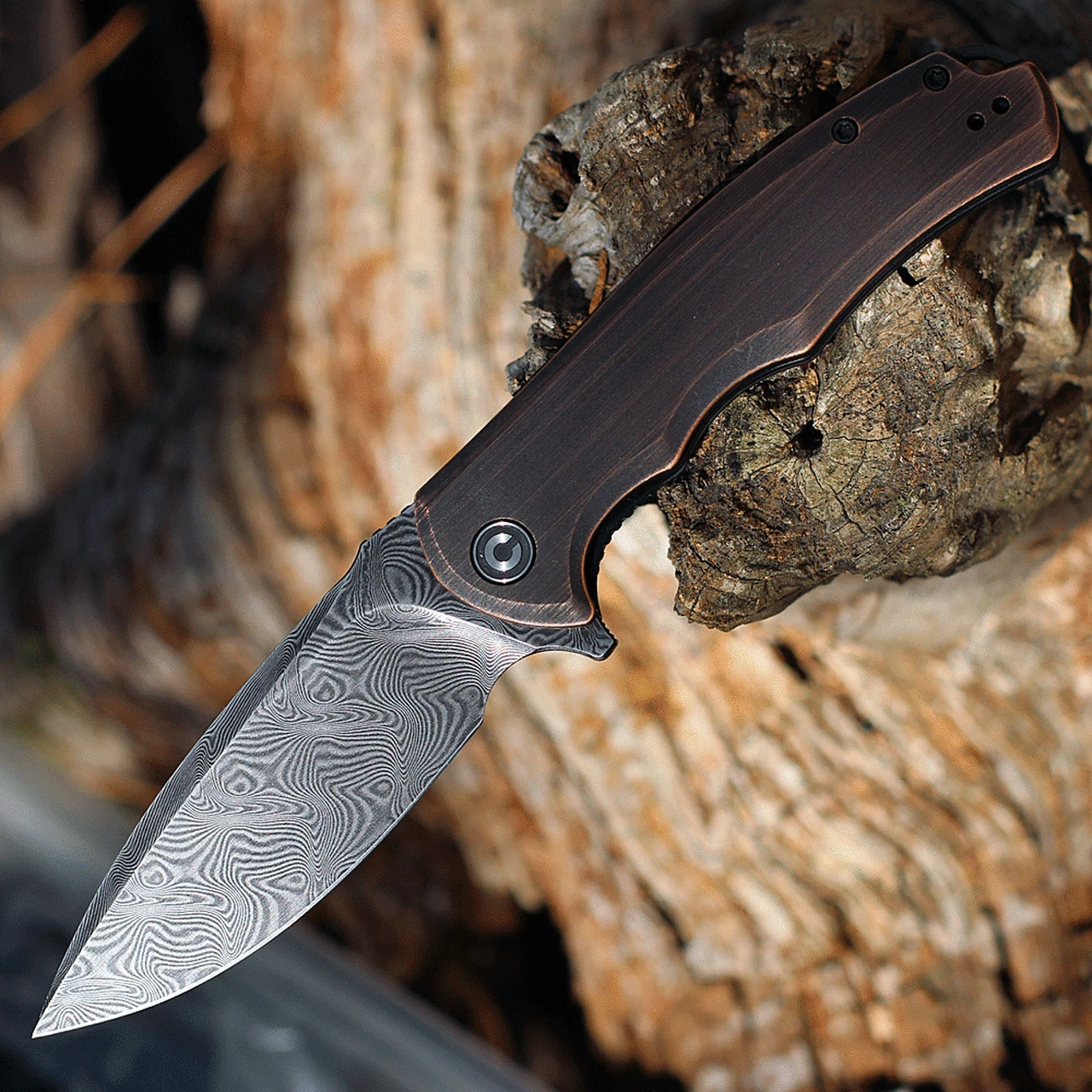 Flash Sale 😀 CIVIVI Knives CIVIVI Praxis - Black Rubbed Copper (3.74" Dam.) C803DS-3 🎁 1 Flash Sale 😀 CIVIVI Knives CIVIVI Praxis - Black Rubbed Copper (3.74" Dam.) C803DS-3 🎁