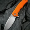 Budget 🎉 CIVIVI Knives CIVIVI Praxis C803D, 3.75” 9Cr18MoV Satin Drop Point Plain Blade, Orange G-10 Handles 🧨
