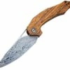 Best Pirce 🛒 CIVIVI Knives CIVIVI Plethiros C904DS-2, 3.5" Damascus Satin Plain Blade, Golden Sandalwood Handles 🧨