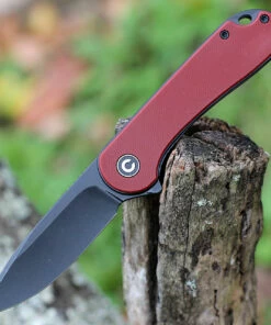 Brand new ๐ CIVIVI Knives CIVIVI Elementum -Burgundy G10 (3" D2 Blk SW) C907A-1 ๐ฏ
