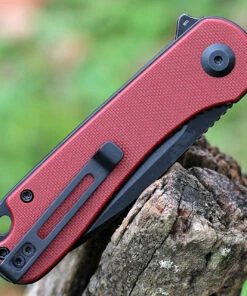 Brand new 🛒 CIVIVI Knives CIVIVI Elementum -Burgundy G10 (3" D2 Blk SW) C907A-1 💯 -Automatic Knives shop CIVC907A1.2 95809.1638906043