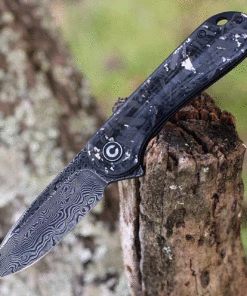 Hot Sale ❤️ CIVIVI Knives CIVIVI Elementum - Contoured CF/Silvery (2.96" Dam.) C907C-DS2 🔥