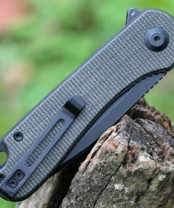 Hot Sale ✨ CIVIVI Knives CIVIVI Elementum - Dark Green Micarta (3" D2 Blk SW) C907Z ✨ -Automatic Knives shop CIVC907Z.2 65855.1638904255