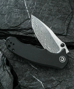 Cheap 😍 CIVIVI Knives CIVIVI Hooligan Linerlock Folder C913DS-1, 2.98" Damascus Drop Point Blade, Black G-10 Handles ✔️ 7 Cheap 😍 CIVIVI Knives CIVIVI Hooligan Linerlock Folder C913DS-1, 2.98" Damascus Drop Point Blade, Black G-10 Handles ✔️ -Automatic Knives shop CIVC913DS1.2 90149.1587568844