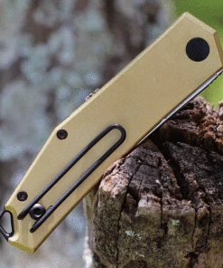 Deals 🛒 GiantMouse ACE Clyde (3" M390 Satin) Brass 🔥 -Automatic Knives shop CLYDE BRASS.1 73275.1631122928