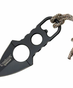 Best Pirce 👍 Camillus Heater Boot / Neck Knife 19238, 2" 440 Stainless Blade, Black Molded Plastic Sheath 😍