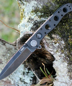 Deals 👏 CRKT Carson Deadbolt Spear- Blk Alum. (3.50" D2 Blk) M16-03DB 💯