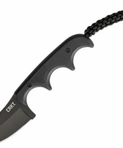 Best deal ⭐ CRKT Minimalist Bowie Neck Knife 2387K, 2.12" 5Cr15MoV Black Plain Blade, Black G-10 Handle 🔔