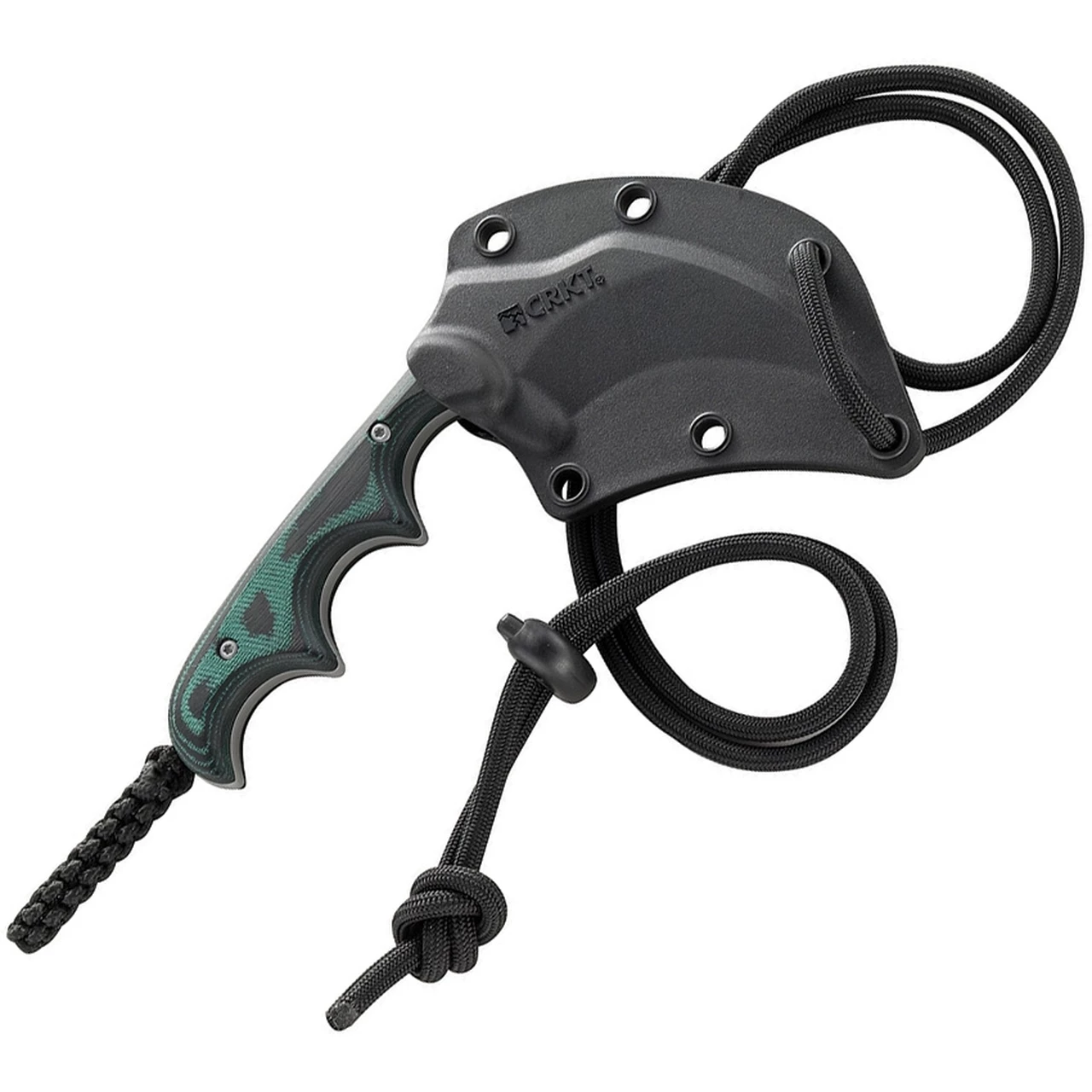 Best Sale ⭐ CRKT Keramin Neck Knife Black & Green (2.3" Bead Blast) 2389 😀 2 Best Sale ⭐ CRKT Keramin Neck Knife Black & Green (2.3" Bead Blast) 2389 😀 - Image 2