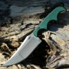 Best Pirce 🎁 CRKT Minimalist Katana - Green Polymer (3.5" 8Cr13MoV Bead Blast) 2394 👏