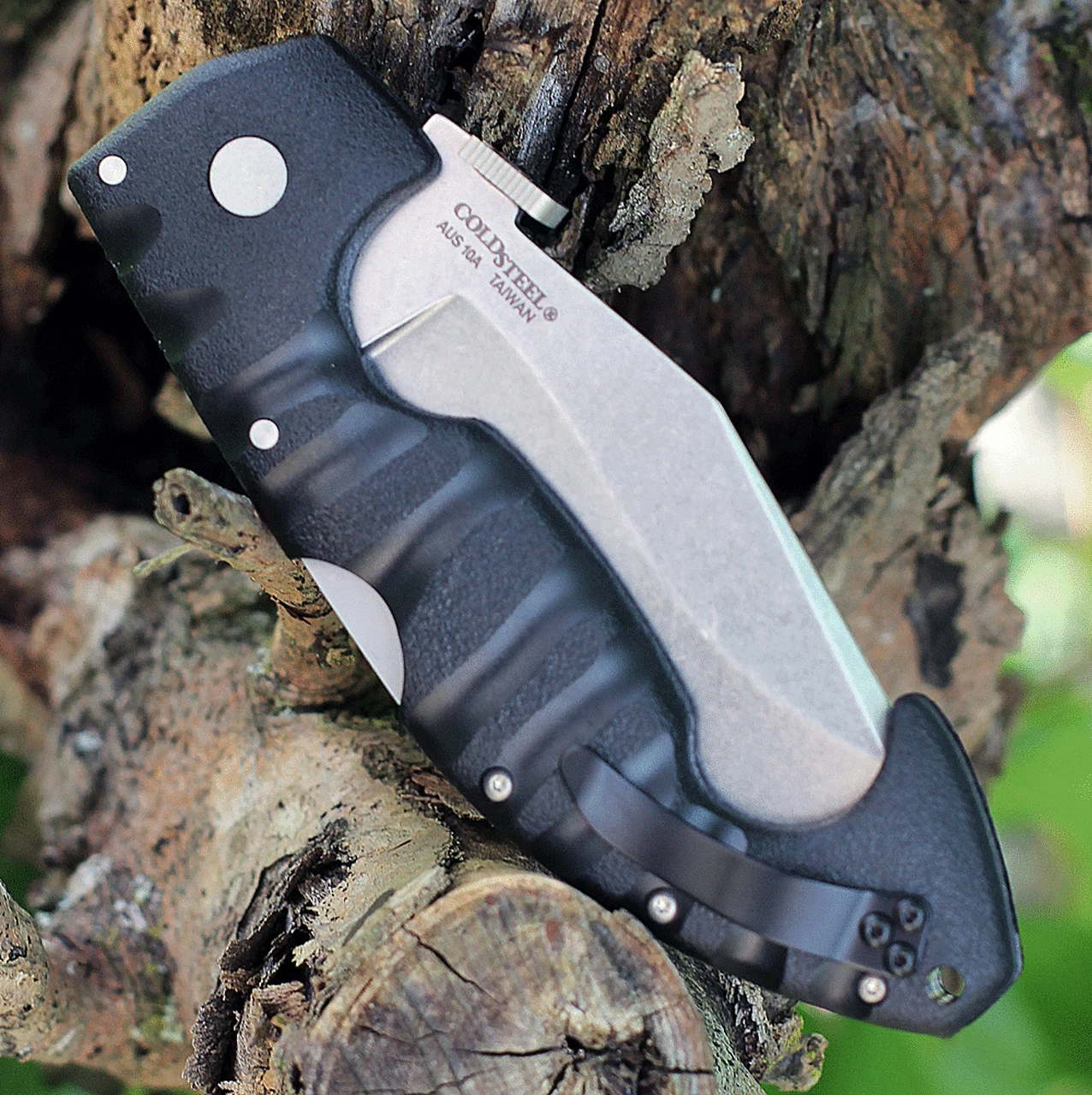 Best Sale ๐งจ Cold Steel Spartan 21ST, 4.50" AUS-10A Stonewashed Plain Blade, Black Griv-Ex Handles โ 4 Best Sale ๐งจ Cold Steel Spartan 21ST, 4.50" AUS-10A Stonewashed Plain Blade, Black Griv-Ex Handles โ - Image 4