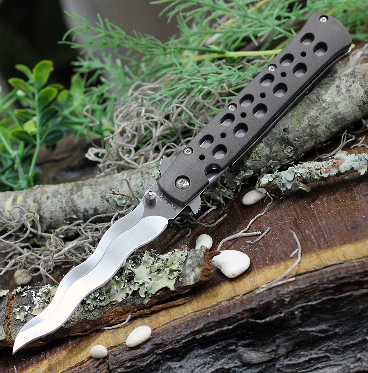 Wholesale 👍 Cold Steel 4" Kris Ti-Lite Folding Knife 26SK4, 4" AUS-10A Satin Plain Blade, Flat Dark Earth Zytel Handle 😀 1 Wholesale 👍 Cold Steel 4" Kris Ti-Lite Folding Knife 26SK4, 4" AUS-10A Satin Plain Blade, Flat Dark Earth Zytel Handle 😀