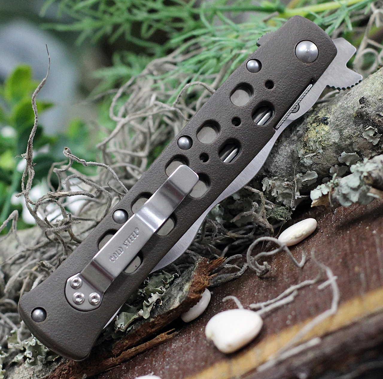 Wholesale 👍 Cold Steel 4" Kris Ti-Lite Folding Knife 26SK4, 4" AUS-10A Satin Plain Blade, Flat Dark Earth Zytel Handle 😀 4 Wholesale 👍 Cold Steel 4" Kris Ti-Lite Folding Knife 26SK4, 4" AUS-10A Satin Plain Blade, Flat Dark Earth Zytel Handle 😀 - Image 4