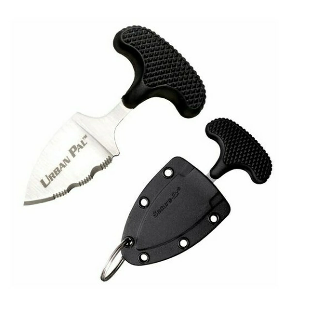 Brand new 👍 Cold Steel Urban Pal 43LS, 1.5" Aus 8A Stainless Steel Serrated Blade, Black Kray-Ex Handle, Black Secure-Ex Neck Sheath ⭐ 1 Brand new 👍 Cold Steel Urban Pal 43LS, 1.5" Aus 8A Stainless Steel Serrated Blade, Black Kray-Ex Handle, Black Secure-Ex Neck Sheath ⭐