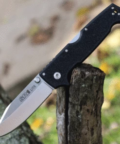 Cheap 🌟 Cold Steel SR1 Lite Black Griv-Ex (4" Satin Clip Point) 62K1 👍