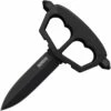 Best reviews of 👏 Cold Steel Chaos 80NT3, 5" SK-5 Carbon Steel Black Plain Blade, Black Griv-Ex with Kray-Ex Overmold Handles ✔️