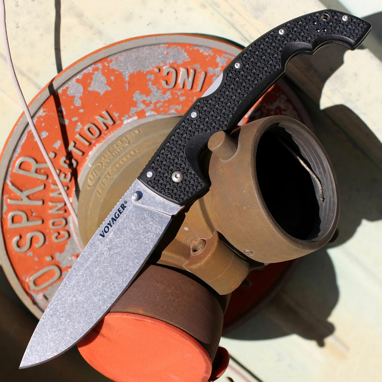 Best deal 🎁 Cold Steel XL Voyager - Black Griv-Ex (5.5" AUS10A) CS-29AXB 🛒 1 Best deal 🎁 Cold Steel XL Voyager - Black Griv-Ex (5.5" AUS10A) CS-29AXB 🛒