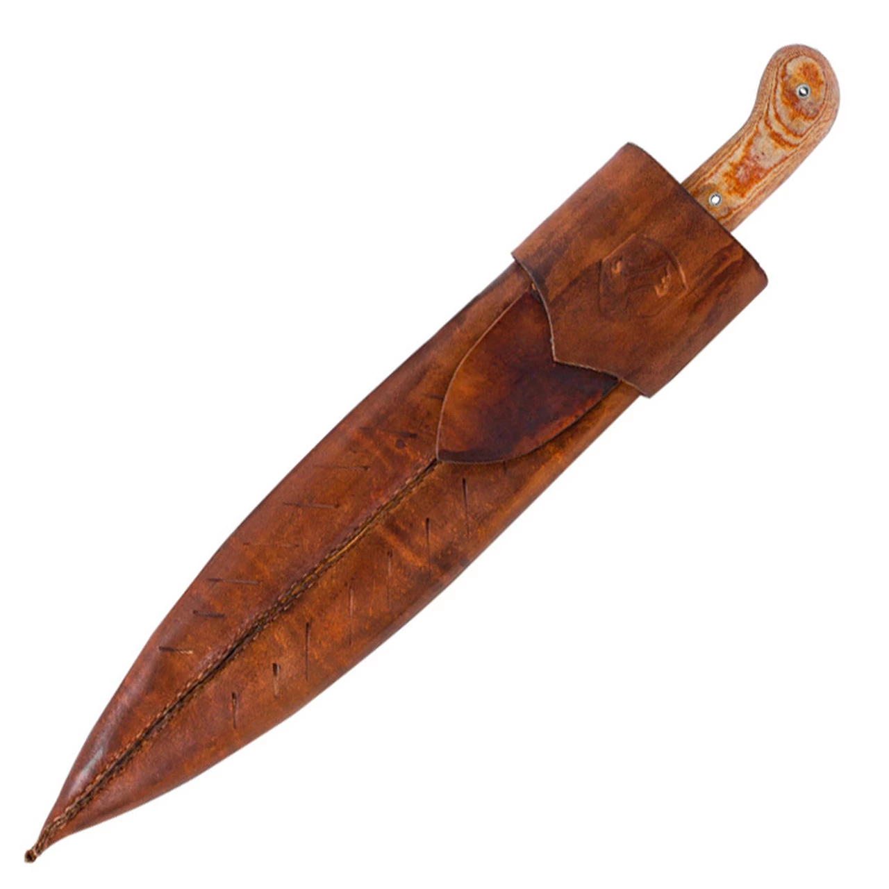 Coupon 🔔 Condor Big Leaf Machete CTK3932-13.5HC, 13.5" 1095 High Carbon Polished Machete, Brown Micarta Handle, Brown Leather Sheath 🎁 2 Coupon 🔔 Condor Big Leaf Machete CTK3932-13.5HC, 13.5" 1095 High Carbon Polished Machete, Brown Micarta Handle, Brown Leather Sheath 🎁 - Image 2