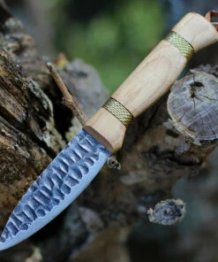 Buy 🛒 Condor Cavelore Knife CTK3935-4.3HC, 4.31" 1095 HC Spear Point Blade, Hickory Wood Handle 😍