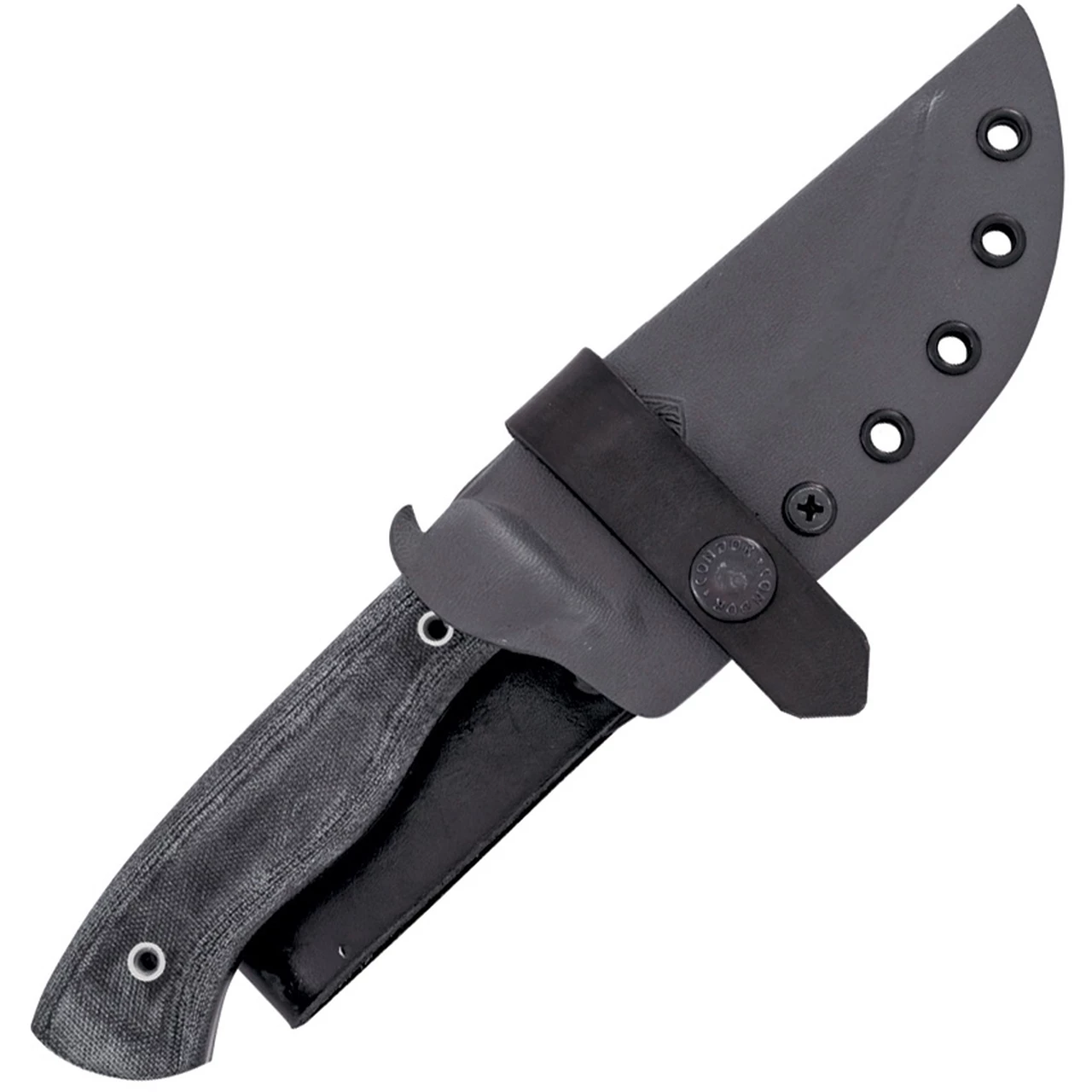 Best Pirce ๐ Condor Ripper Knife, CTK3939-4.56HC, 4.5" Bead Blast Drop Point Blade, Black Micarta Handle ๐งจ 2 Best Pirce ๐ Condor Ripper Knife, CTK3939-4.56HC, 4.5" Bead Blast Drop Point Blade, Black Micarta Handle ๐งจ - Image 2