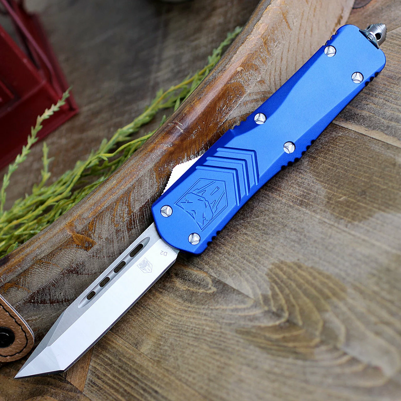 Deals 👍 CobraTec Blue FS-X OTF Knife CTKLBLUFS-XLTNS, 3.75" D2 Steel Tanto Plain Blade, Blue Aluminum Handle 👍 1 Deals 👍 CobraTec Blue FS-X OTF Knife CTKLBLUFS-XLTNS, 3.75" D2 Steel Tanto Plain Blade, Blue Aluminum Handle 👍
