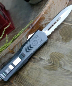 Cheapest 🌟 CobraTec Gray FS-X OTF Knife CTKLGRYFS-XLDAG2SS, 3.75" D2 Steel Dagger Double Serrated Blade, Gray Aluminum Handle 🎁 5 Cheapest 🌟 CobraTec Gray FS-X OTF Knife CTKLGRYFS-XLDAG2SS, 3.75" D2 Steel Dagger Double Serrated Blade, Gray Aluminum Handle 🎁 -Automatic Knives shop CTKLGRYFS XLDAG2SS 82995.1583264060