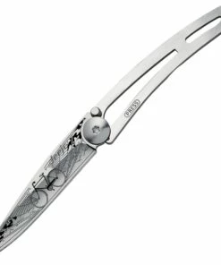 Top 10 ⭐ Deejo Knives Deejo 15g Tattoo Bicycle DEE7AK002, 2" Z40C13 Plain Blade, Stainless Handle ❤️